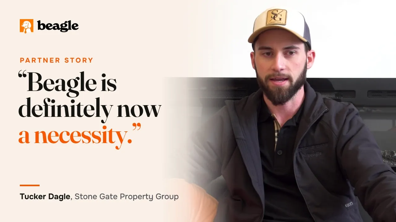 Tucker Dagle in Stone Gate’s recorded customer interview